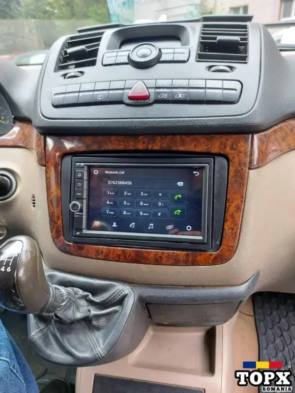 Navigatie Android Mercedes Vito Waze YouTube GPS BT USB casetofon - 4