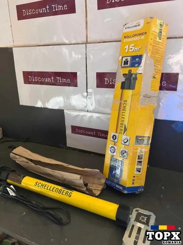 Schellenberg 20641 Maxi Standard 40 Motor rulou tubular portocaliu