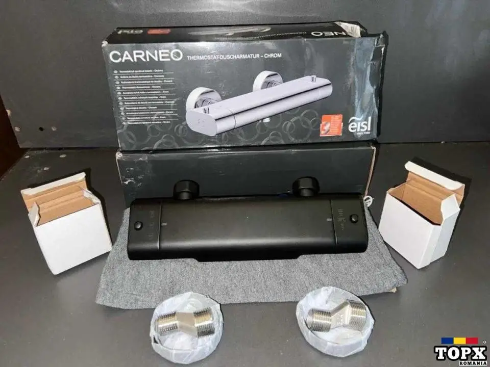 EISL Baterie de baie mixer cu termostat CARNEO crom