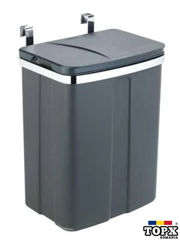 Cos de gunoi suspendabil pentru usa dulap/sertar  Wenko  12 L