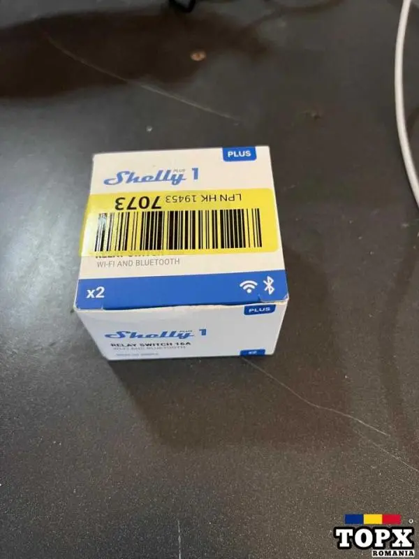 Releu inteligent WiFi Shelly Plus 1 canal