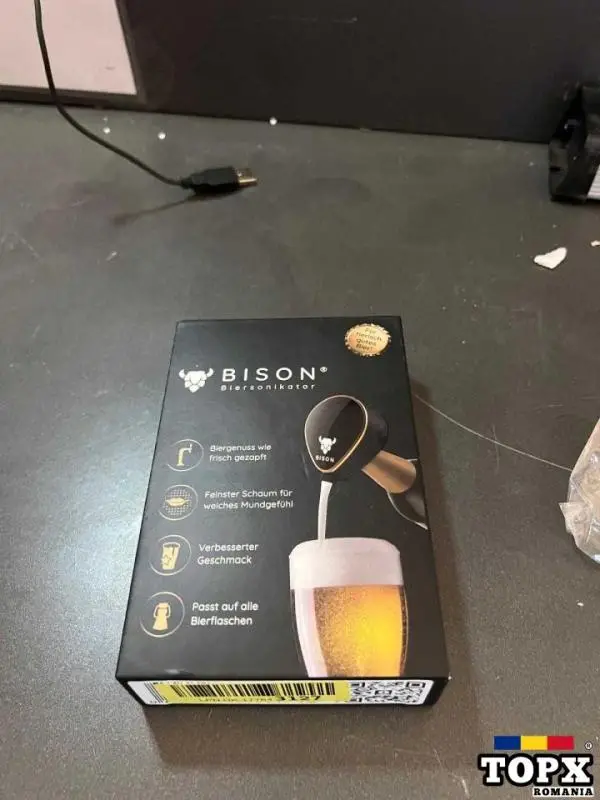 Sonicator de bere Bison - cea mai buna spuma si gust ca proaspat