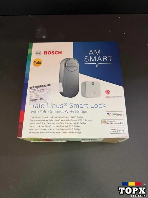 Bosch Yale Linus  Incuietoare inteligenta Linus + Linus Connect Bridge