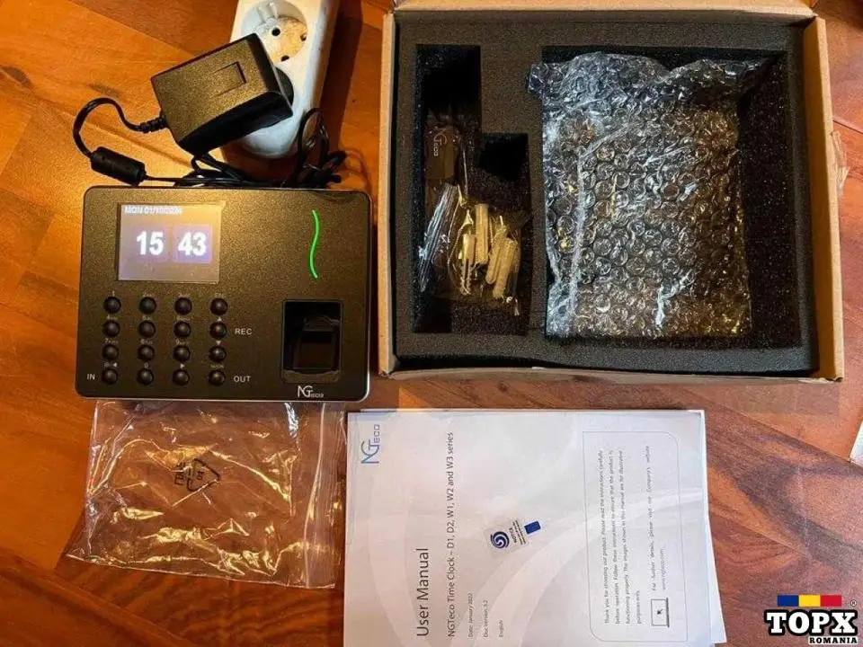 Ceas de timp pentru afaceri  biometrie pentru angajați Întreprinderi