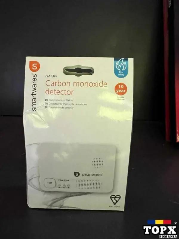 Senzor monoxid de carbon pe baterii FGA-1305 cu alarma sonora