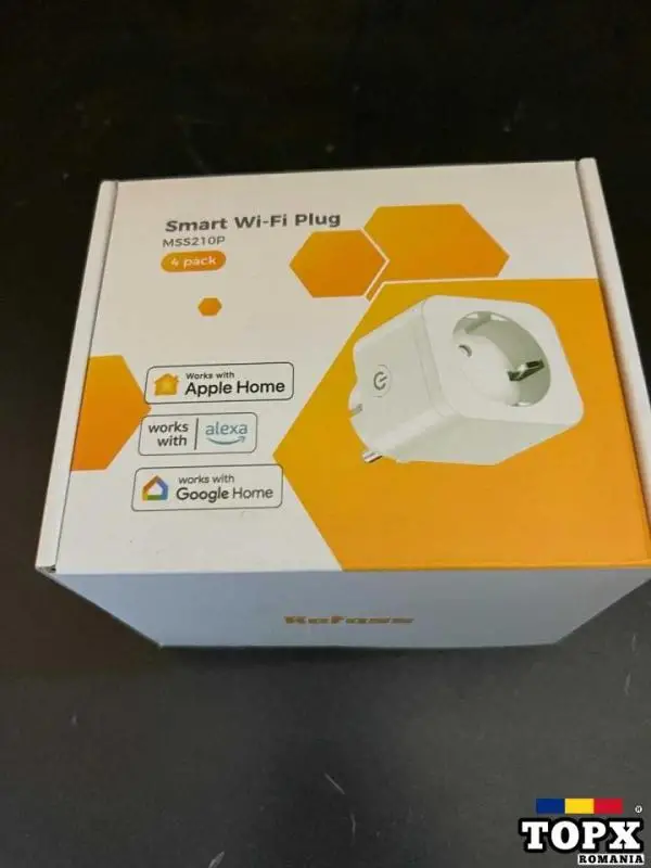 Priza inteligenta Meross MSS210P  Schuko  16A  Wi-Fi  Apple HomeKit x4