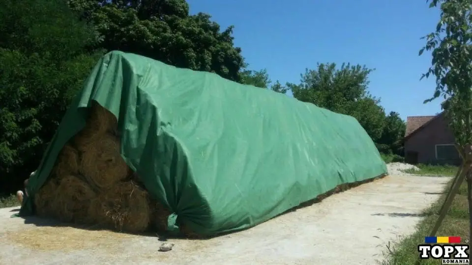 PRELATA PROTECTIE BALOTI 10.4x12.5m=1000lei;Garanție 5ani;NU TRECE APA