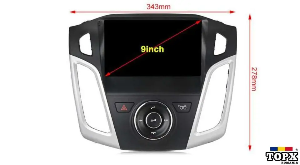 Navigatie Ford Focus 3 NAVI-IT  9 Inch  2GB RAM 32GB ROM  Android 13 - 5
