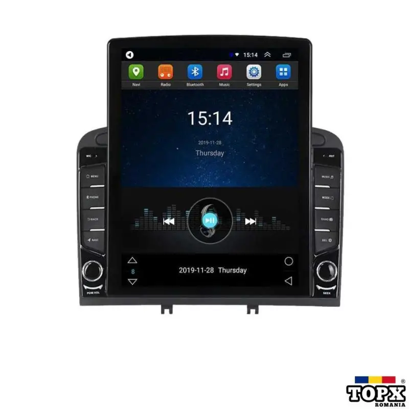 Navigatie Peugeot 3008  Tesla Style  Navi-it  Android 10  2+16 GB