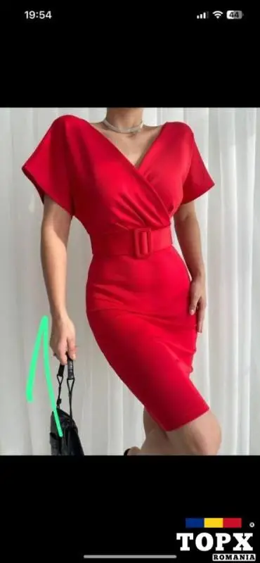 Rochii damă  scuba (bumbac cu licra ) +curea Negru S M l Xl xxl 3xl