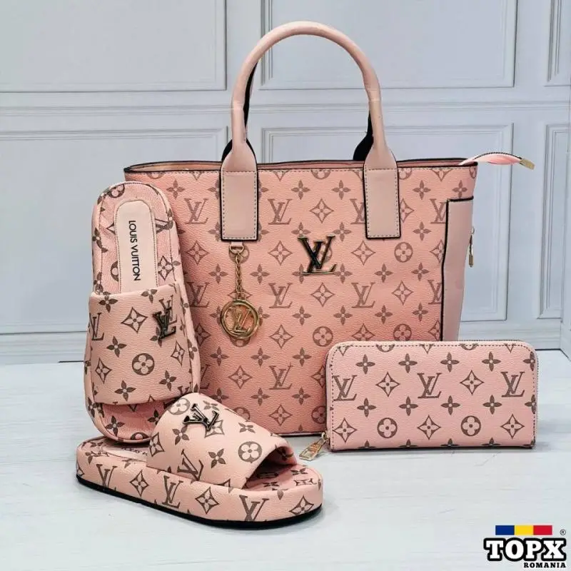 Set louis vuitton papuci/adidasi/pantofi geanta si portofel 36-41