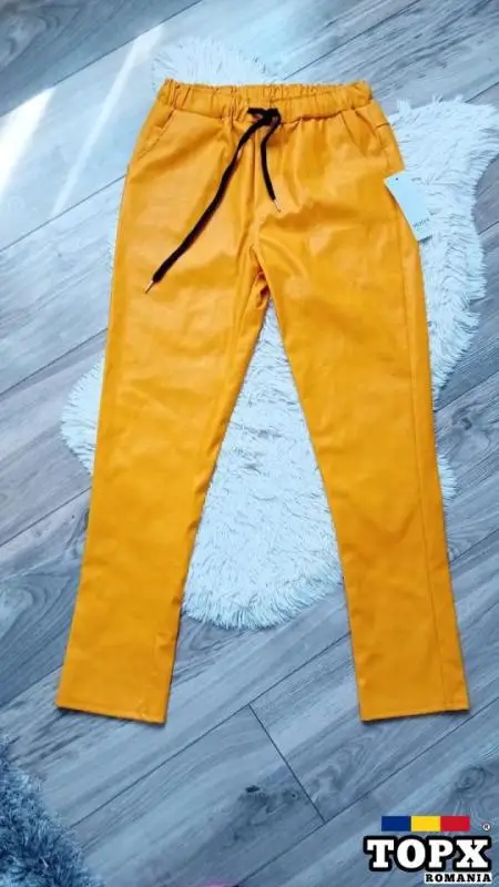 S m l xl pantaloni piele eco