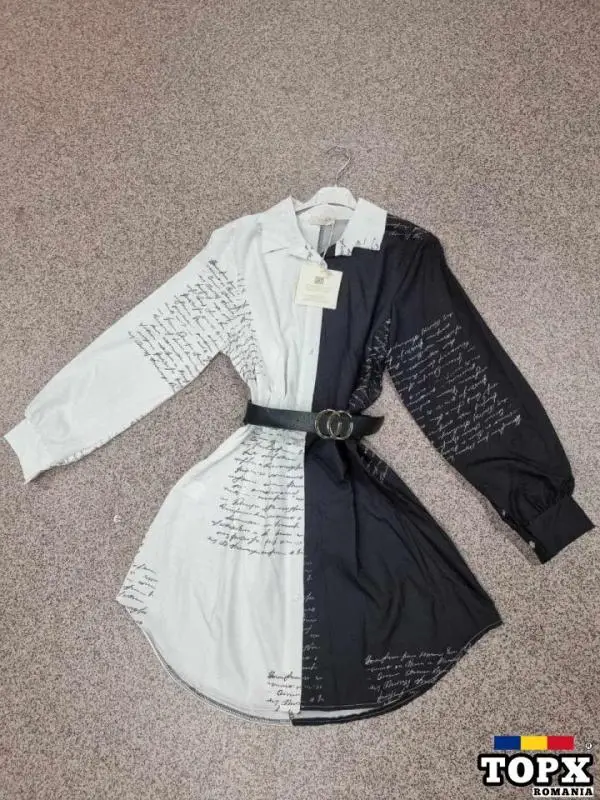 Cămașă tip rochita  curea inclusă