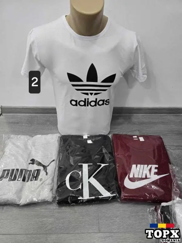 Set 4 tricouri bărbați 1  S M. L. XL XXL 2. S. M. XL. XXL 3. S. M