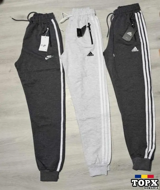 Pantaloni unisex Bumbac Sigla cusuta 55 buc 1+1 - 95 lei Nike gri