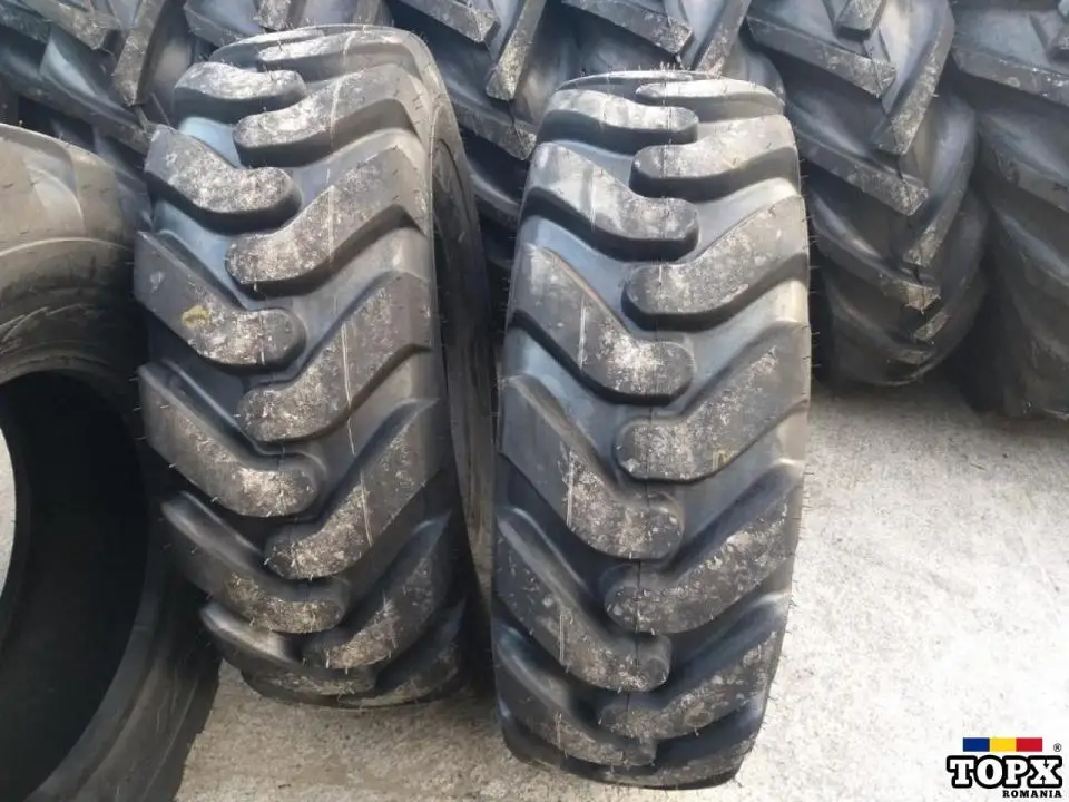 Anvelope buldo noi 12.5/80-18 TATKO 14PR cauciucuri profil des JCB