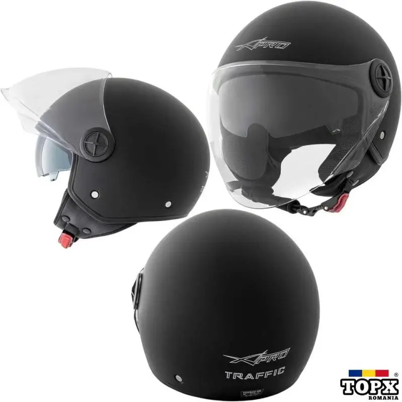 Casca Moto  Open-Face  A-Pro Sonic cu Viziera  Marime L  58 CM