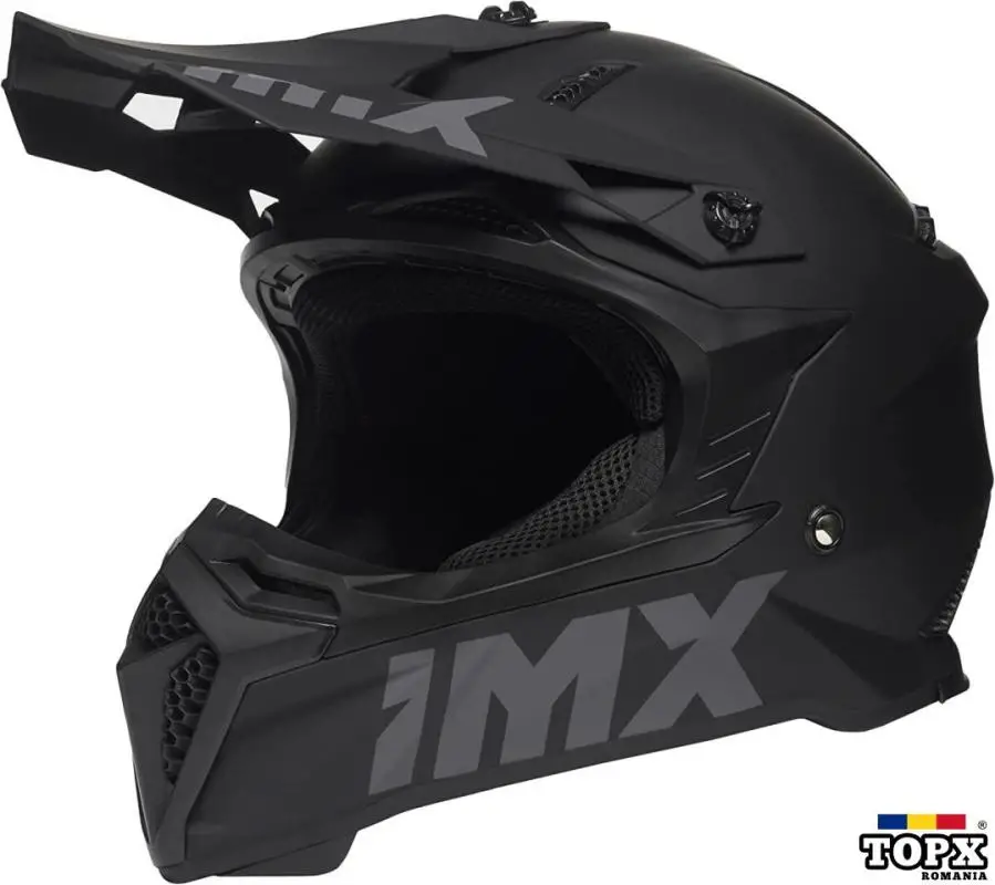 Casca Motocross  IMX Racing Negru Mat  Marime M 55-57 CM