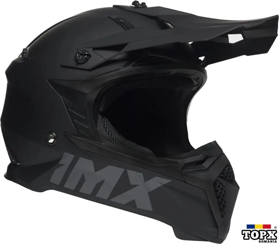 Casca Motocross  IMX Racing Negru Mat  Marime M 55-57 CM - 2