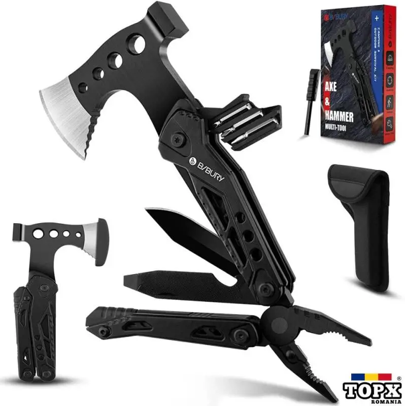 Titan Instrument Multifunctional pt Supravietuire Multitool 15 in 1