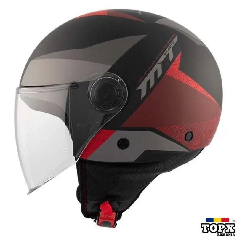 Casca Moto Open Face MT Poke Multicolor Marime XL 60-61 cm