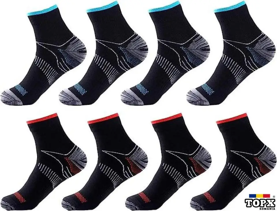Titan Sosete de Compresie Set 8 perechi Marime 41-46