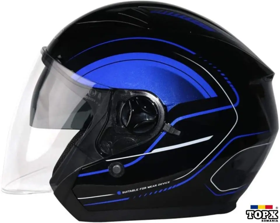 Casca Moto Open Face Leopard Marime M 57-58 cm Leo-608