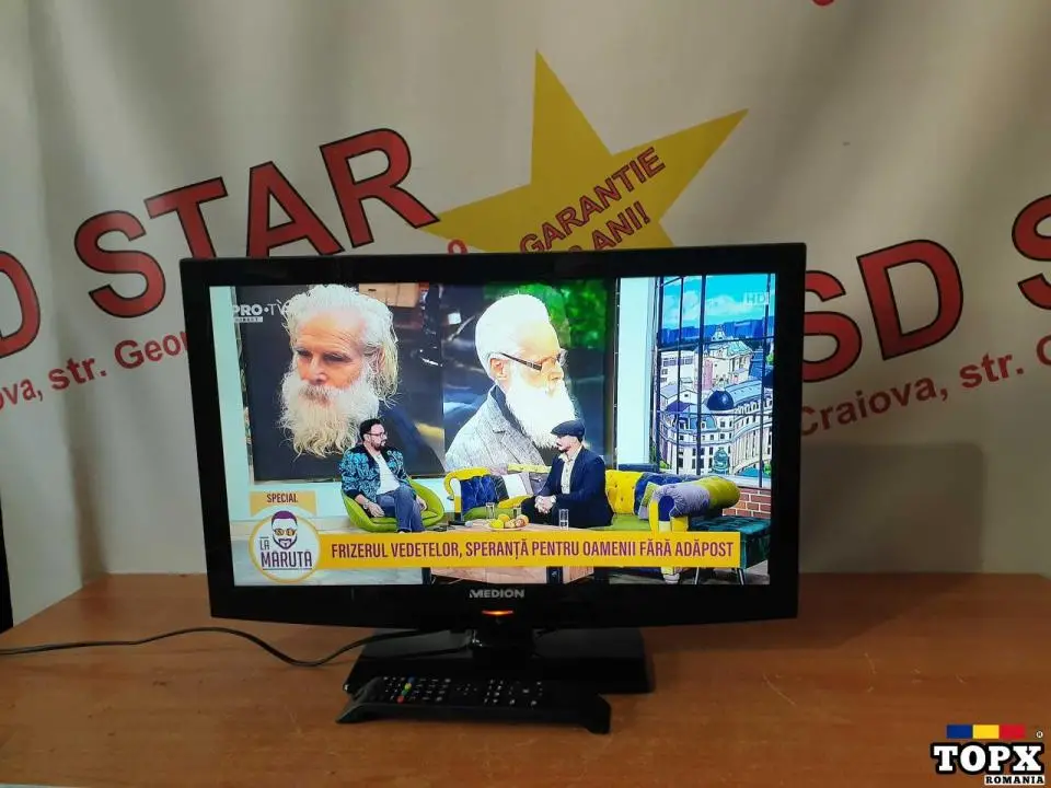 Televizor Led FullHD DVD Medion MD20295DK/60cm Garantie 2ani