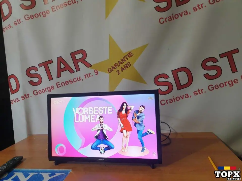 Televizor Led 100Hz Philips 24 PFT 4000/60cm Garanntie 2ani