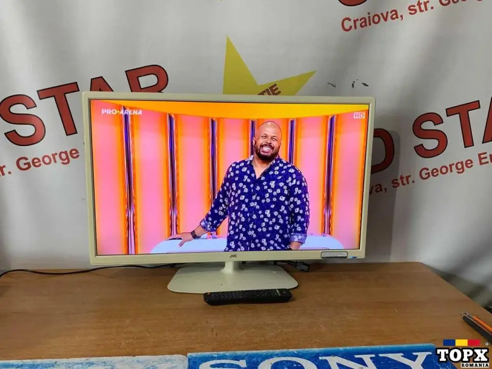 Televizor Led Subtire FullHD Digital JVC LT-32E33W/82cm Garantie 2 ani