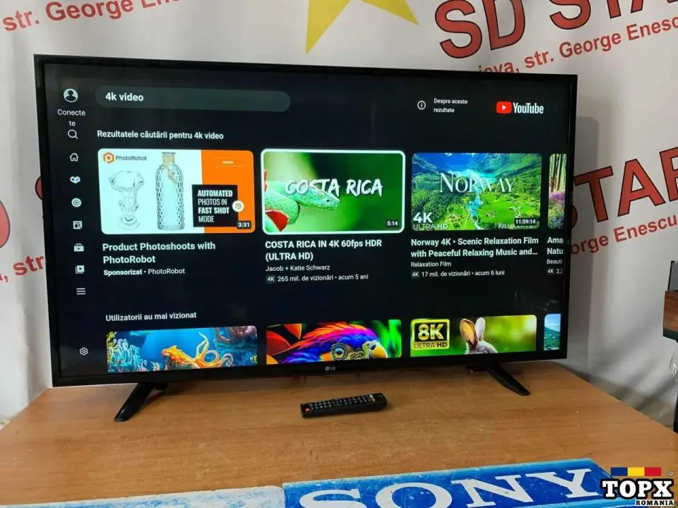 Televizor Smart IPS 4K Triplu Tuner LG49UH610V/125cm Garantie 2ani