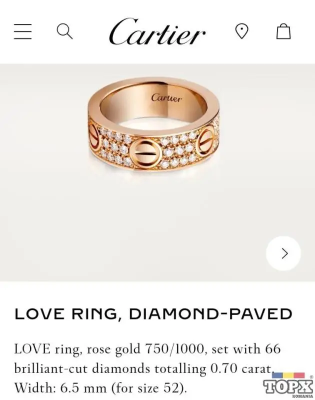 INELE VERIGHETE CARTIER LOVE - LA COMANDA