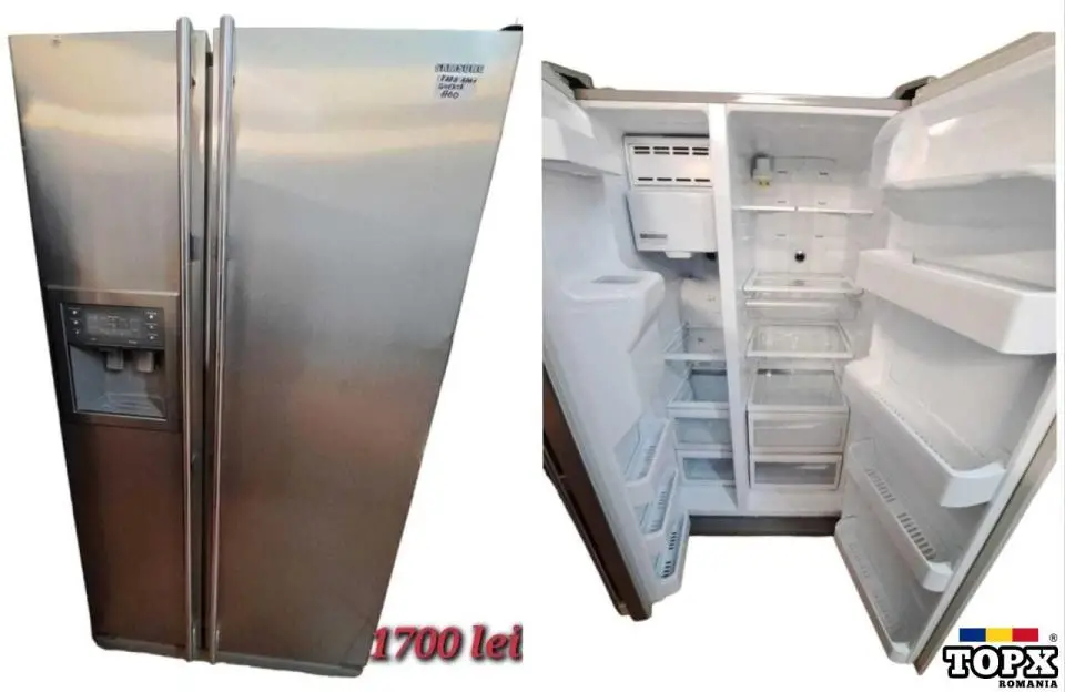 Side by side Samsung NO FROST cu aparat de gheata + dozator de apa