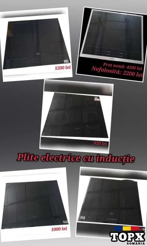 Plite electrice cu inducție incorporabile