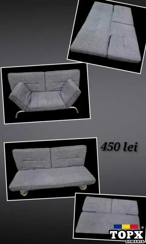 Canapea/Masă extensibilă din lemn masiv/Scaune /Mobilă de sufragerie