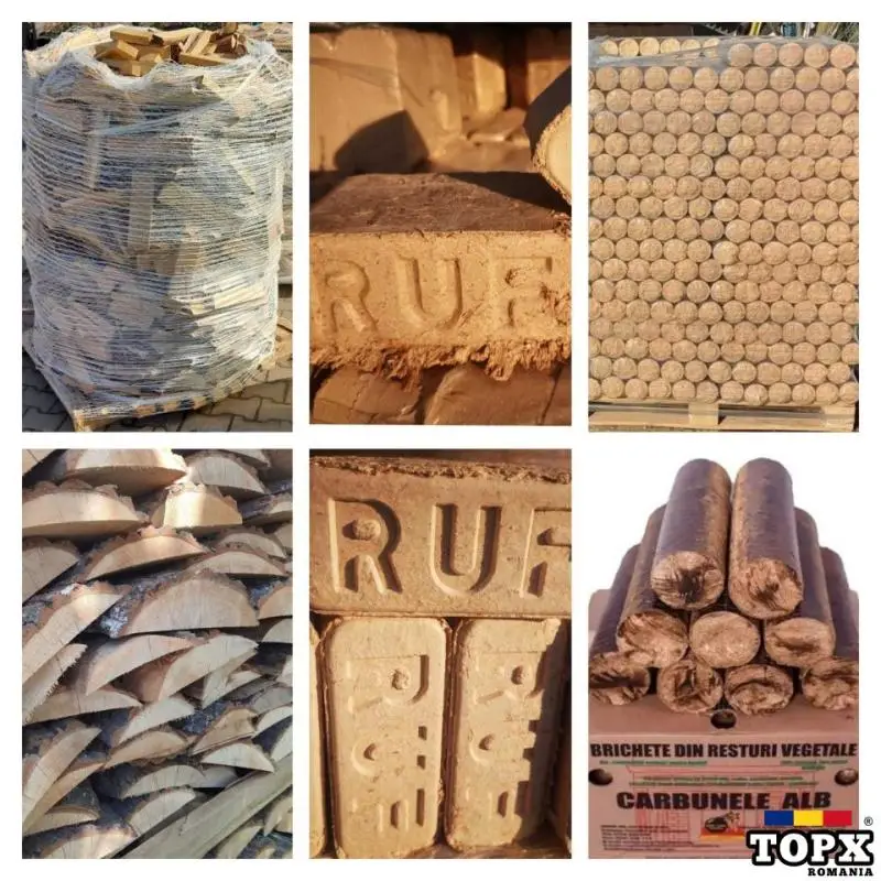 Brichete / Carbuni /Peleti/ Lemn paletizat pe CARD de ENERGIE