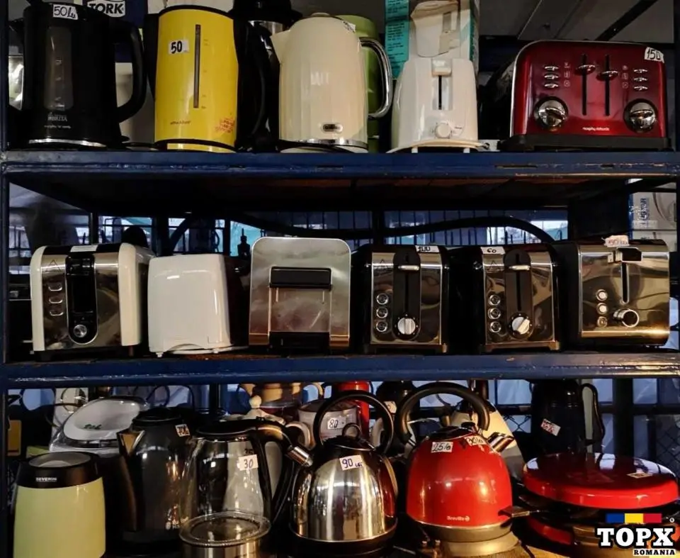 Prajitoare de paine  fierbatoare electrice  fier de calcat  etc.