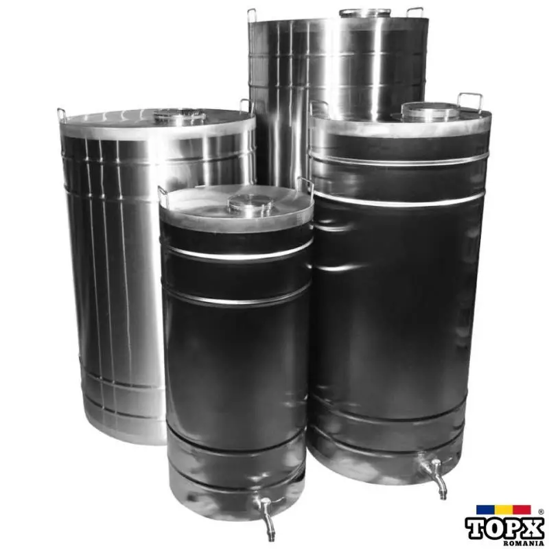 BUTOAIE INOX 60L|80L|108L|150L|180L|200L|250L|350L + robinet cadou