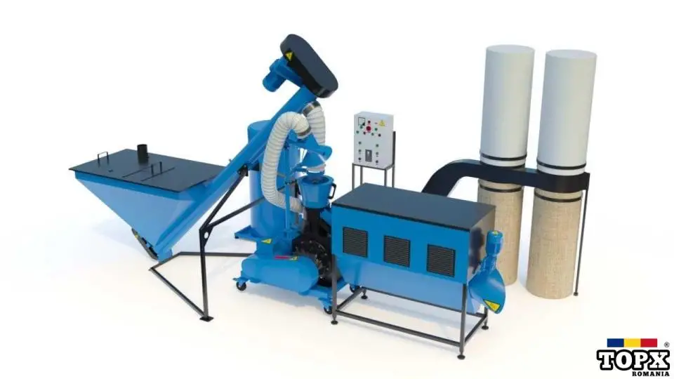 Linii complete de producere peleti  productivitate 150-800 kg