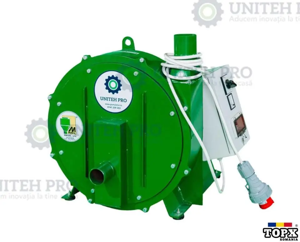 Moara cu aspiratie H122/2  18.5kW - Randament: +|- 2000 kg/h- IN STOC