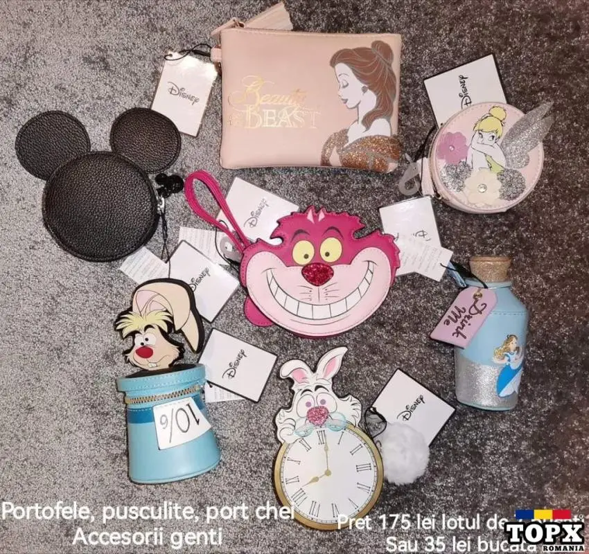 Portofele deosebite Disney Primark. Accesorii geanta. Cadou ideal.