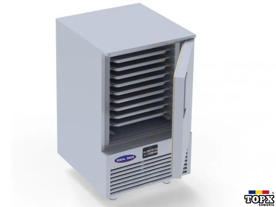 Abatitor sau Blast chiller, Ideal Inox, capacitate 10 tavi GN1/1 sau 600x400mm