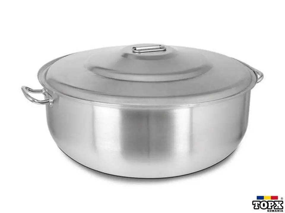 Oala profesionala inox Helvane 21 l, Ideal Inox, 36x20 cm