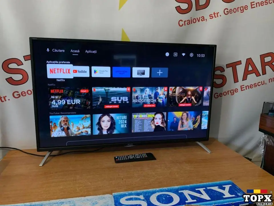 Televizor Smart Android 4KTriplu Tuner Sharp40BL5EA/102cm Garantie 2ani