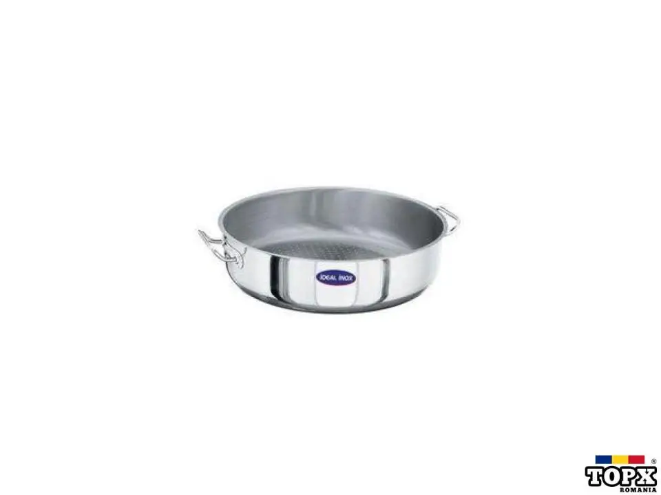 Strecuratoare inox tip cratita, Ideal Inox, 45x12 cm