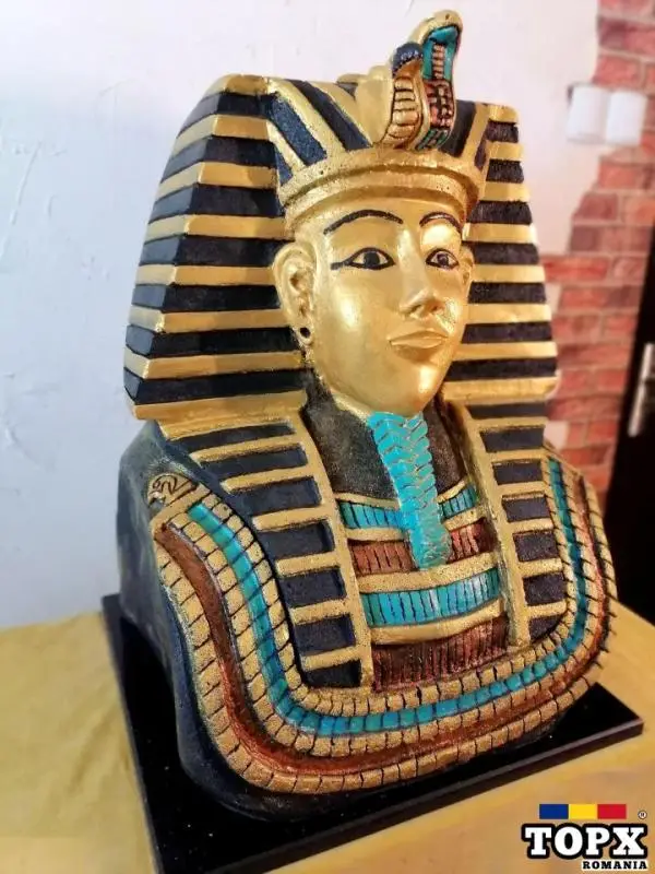 sculptura bust Tutankamon obiect decorativ