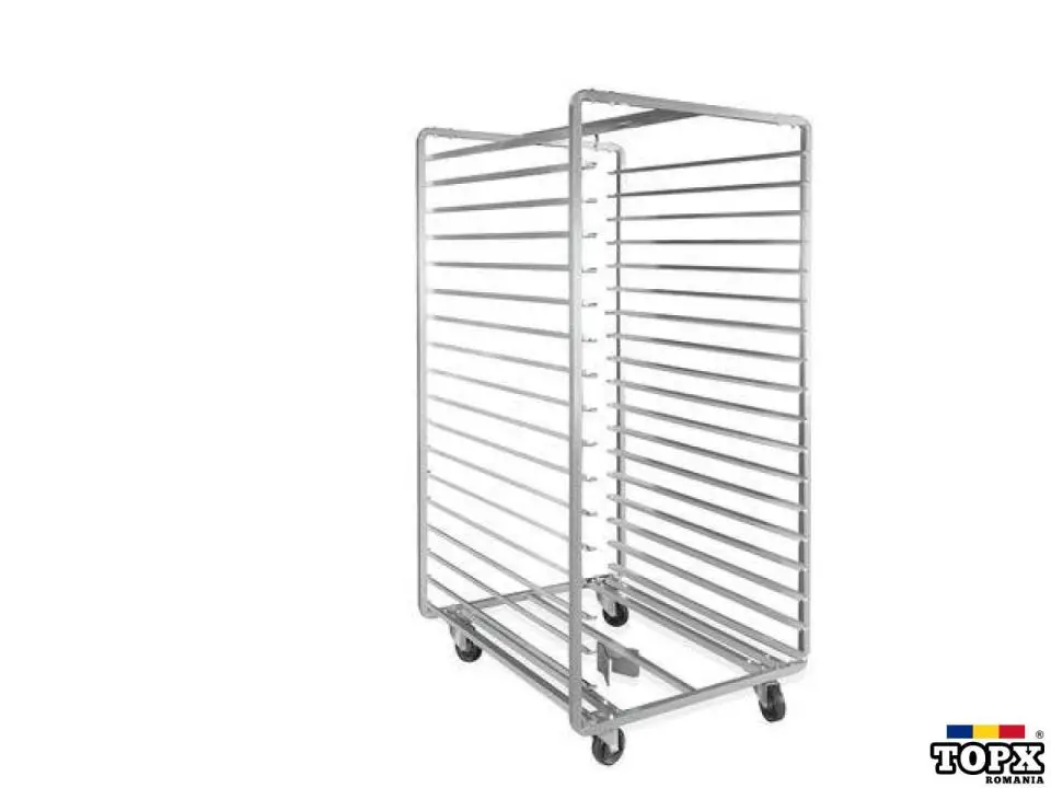 Carucior inox 14 tavi 600x400 mm