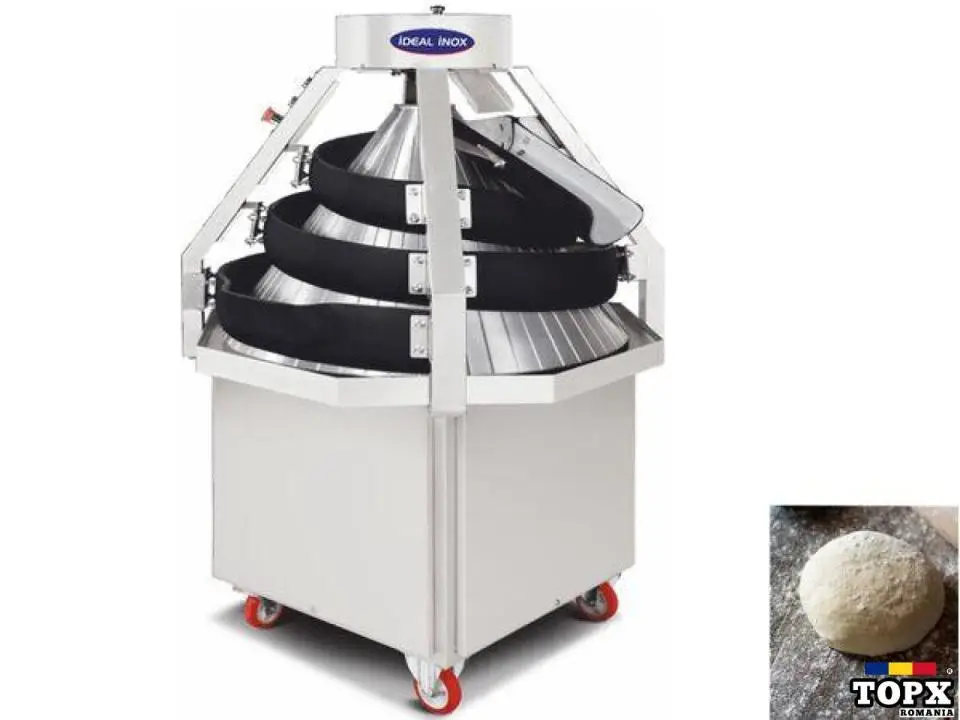 Aparat conic de modelat aluatul rotund, Ideal Inox, 2500 buc