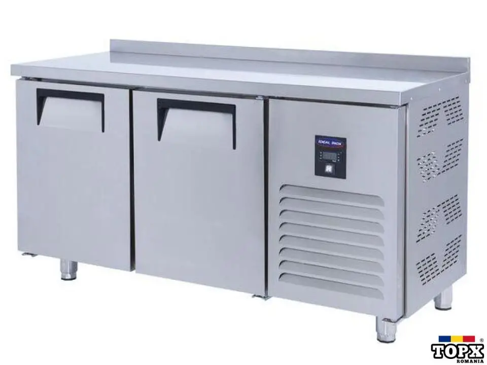 Frigider profesional tip masa pentru patiserie cu 2 usi, Ideal Inox, 1500x810x850