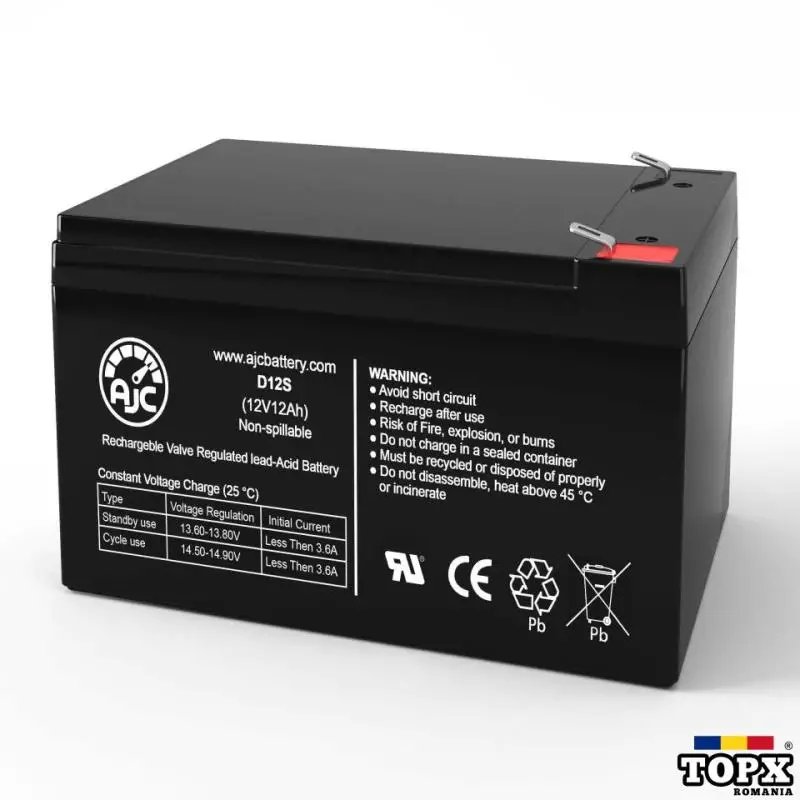 Acumulator gel baterie scuter electric trotinete electrice 12v 12ah